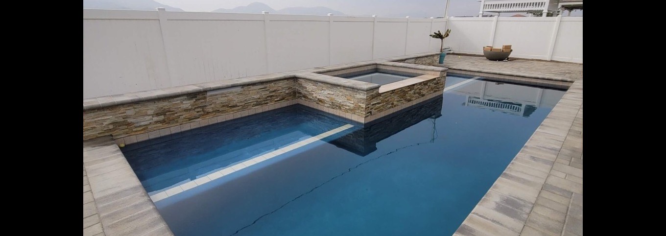 Swimming pool repaired and finished by SPEAR, serving La Crescenta, California