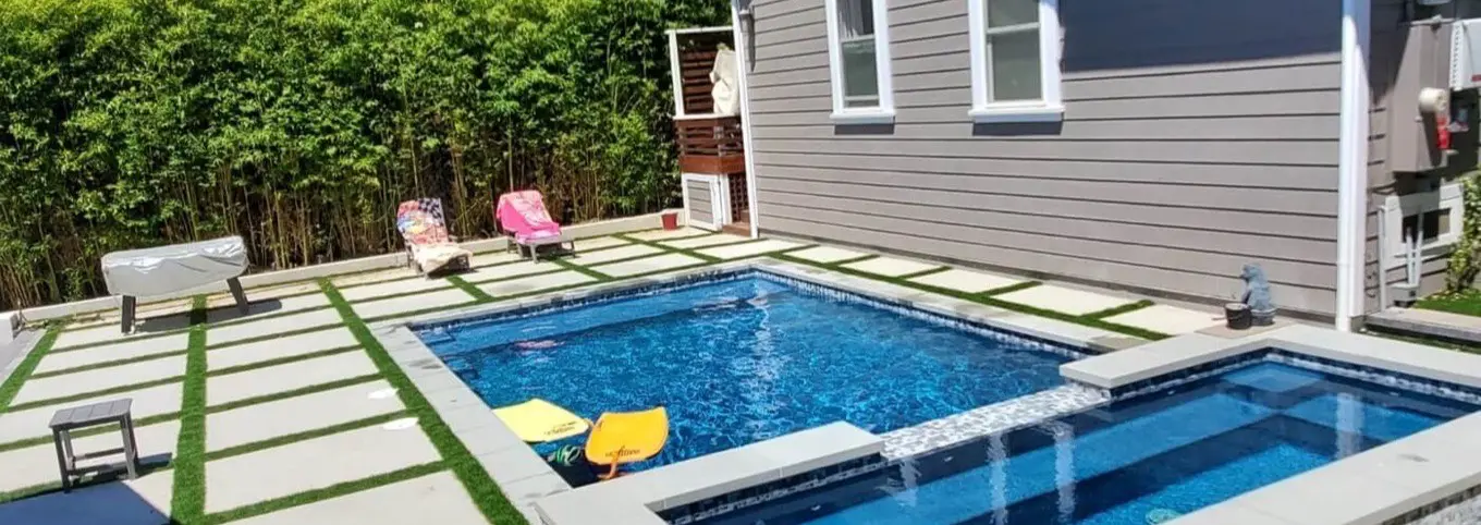 Swimming pool finished by SPEAR, serving Northridge, California