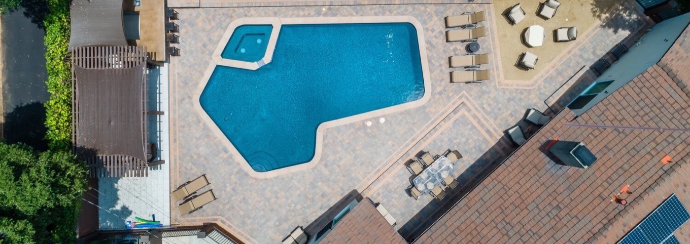 Swimming pool repaired and finished by SPEAR, serving Reseda, California