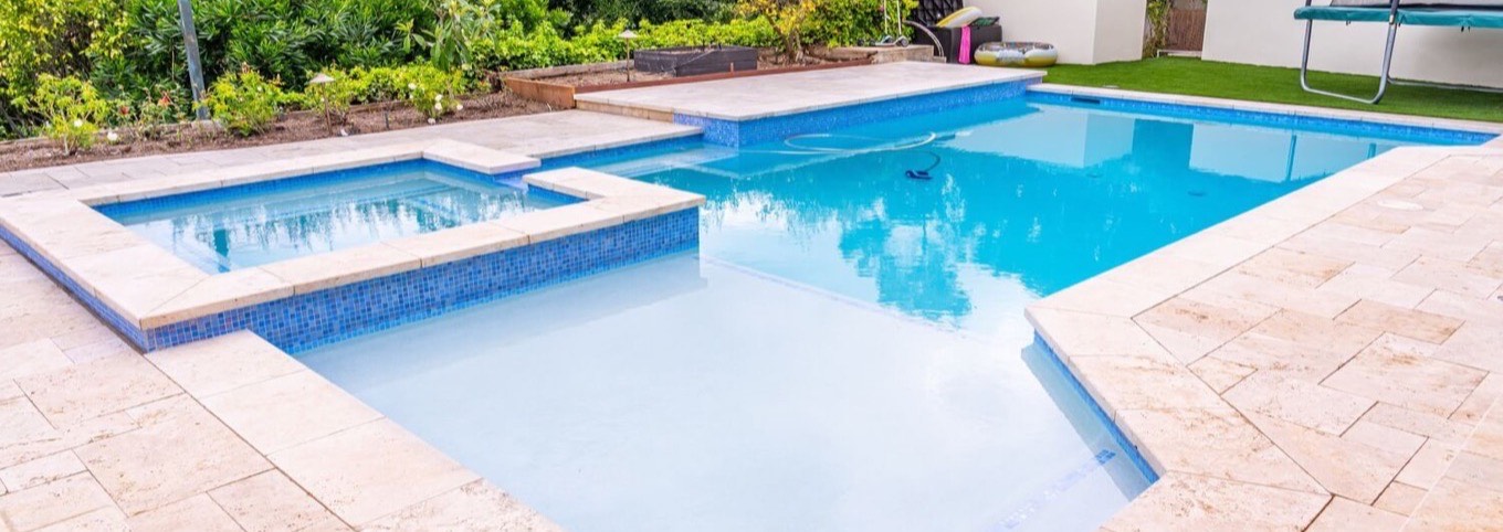 Swimming pool finished by SPEAR, serving Tarzana, California