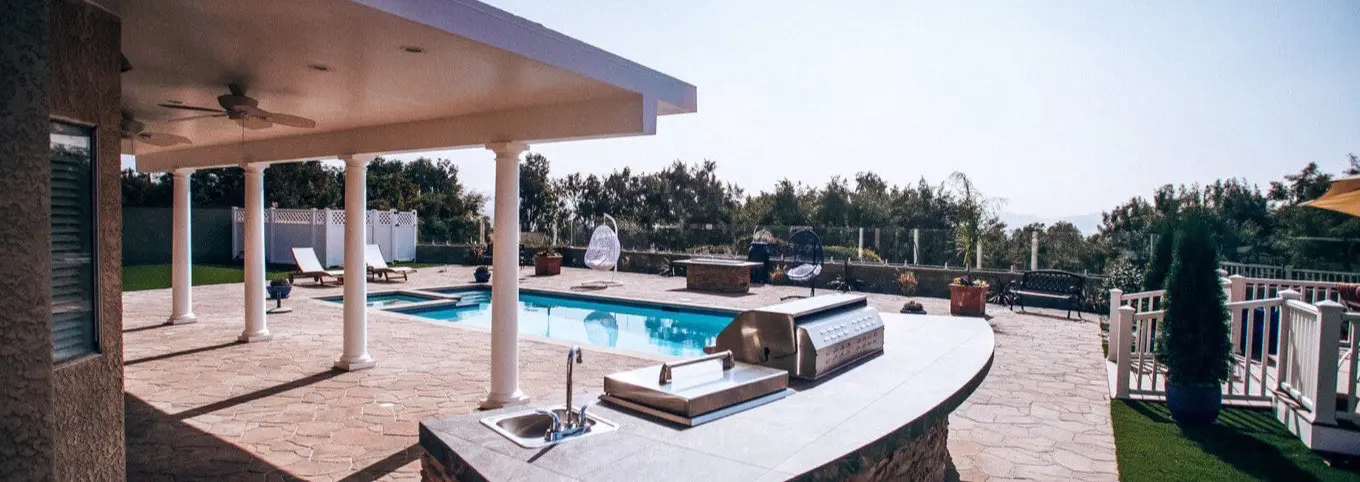 Swimming pool finished by SPEAR, serving Thousand Oaks, California