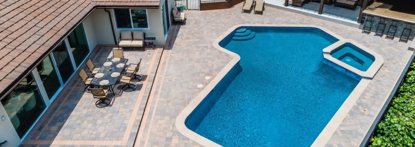 Swimming pool repaired and finished by SPEAR, serving Winnetka, California